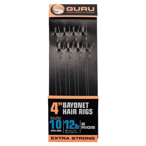 Guru Ready Rigs s bajonetom 10 cm 0,25 mm - 10