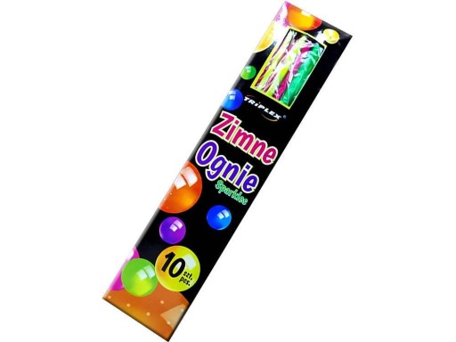 Ohňostroj studený neónové farby 17cm 10ks