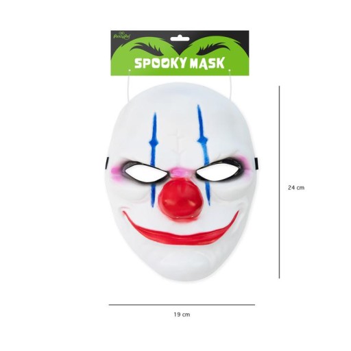 Halloweenska maska Joker 24 x 19 cm