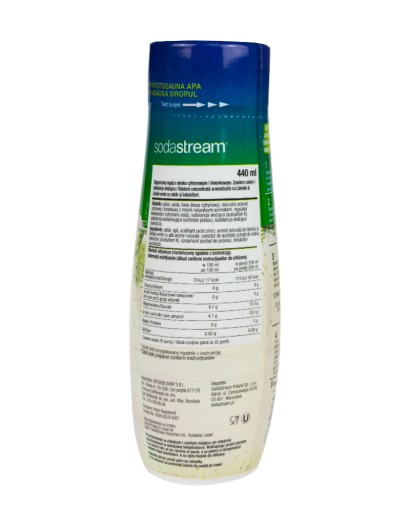 LEMON LIME sirup, koncentrát, karbonizátor SodaStream