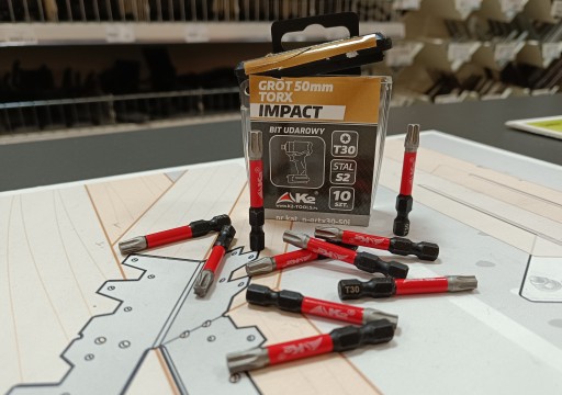 Nárazový hrot pre skrutkovač K2 Impact TX30 TORX T-30 S2 50mm
