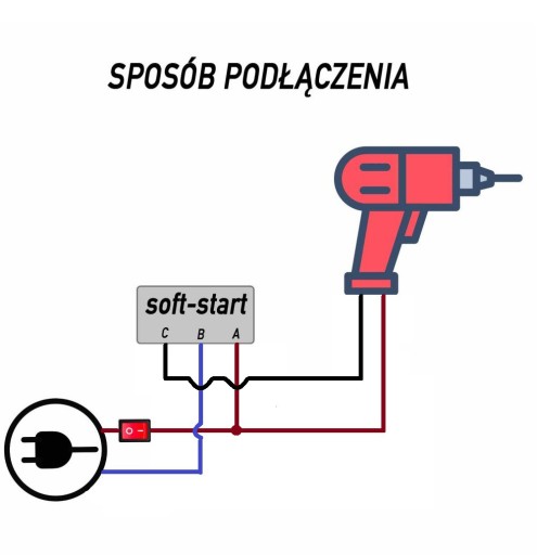 Softstart - mäkký štart, pomalý štart, 230V 12A