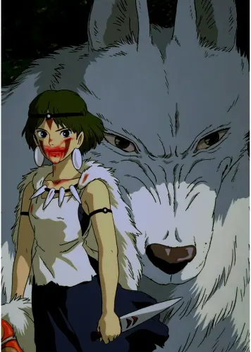Plagát Anime Manga Mononoke-hime mnhm_012 A3