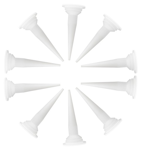 Hroty pre Cartridge Squeezer SET 6 ks. Tip na klobásu Bauhus