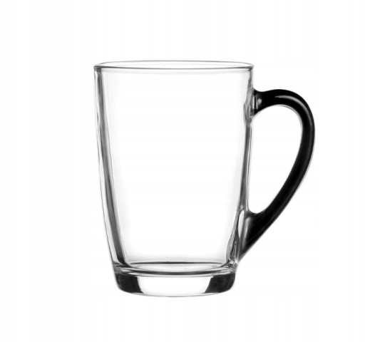 Pohár s čiernym uchom, 300 ml, na kávu a čaj
