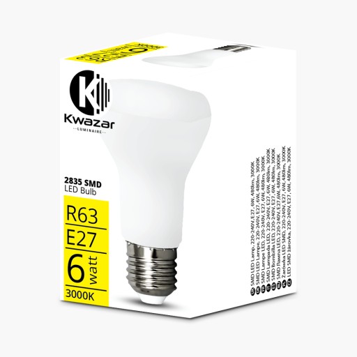 LED žiarovka E27 6W R63 HUBOVÝ TEPELNÝ REFLEKTOR