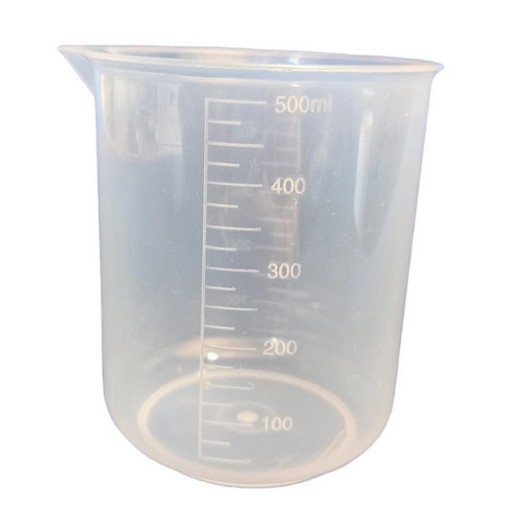 Plastový pohár s odmerkou 500ml na živicu