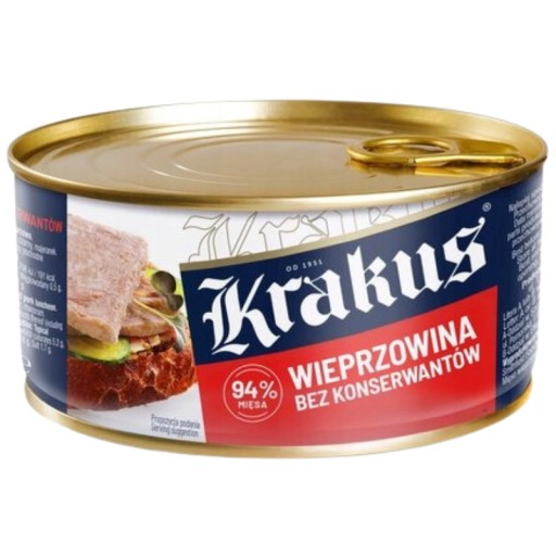 Konzervy 300g Krakus Bravčové mäso bez konzervantov