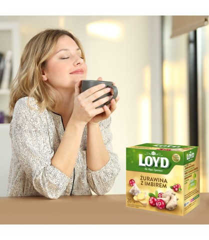 Express ovocný čaj brusnica zázvor sladké drievko arónia 20 T. BIO LOYD