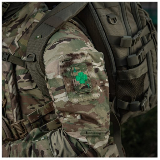 NÁŠIVKA NA VELCRO LUCKY AS CLOVER M-TAC VYŠÍVKA MULTICAM