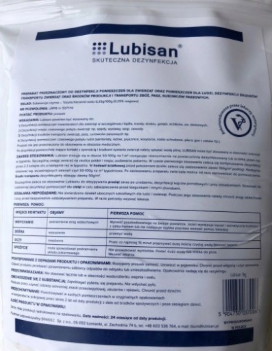 Lubisan 1kg Účinná dezinfekcia králikov a kurčiat