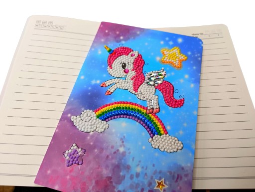 DIÁROVÝ ZÁPISNÍK VYŠÍVACÍ DIAMANTOVÝ BALLPOINT ZÁPISNÍK