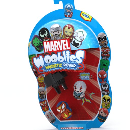 Magnetické figúrky WOOBLIES MARVEL 2 + odpaľovač WBM008