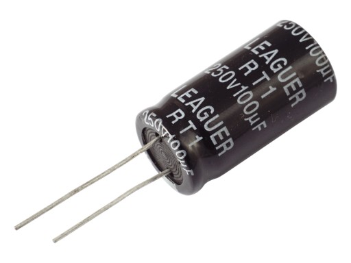 Elektrolytický kondenzátor 100uF 250V