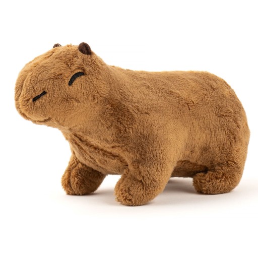 MASKOT CAPYBARA PRE DETI ROZTOMNÝ PLYŠOVÝ VANKÚŠ NA MAJLENIE 20 CM HIT