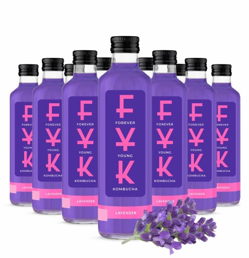 Kombucha Levanduľa 0,25l Forever Young FYK nápoj