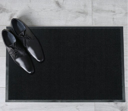 VSTUPNÁ ABSORPČNÁ ROHOŽKA DO OBUV, GUMA, PROTIŠMYK, 40x60