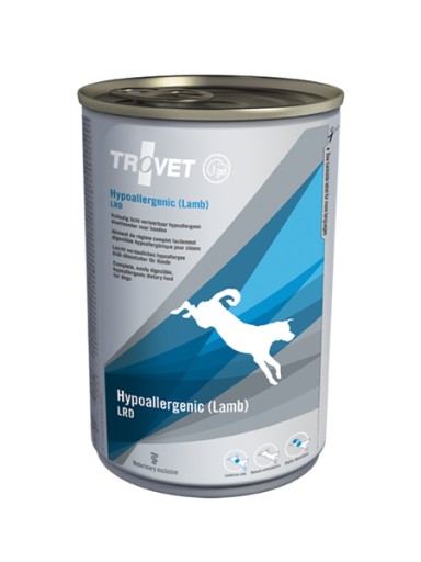 TROVET LRD Hypoalergénne jahňacie mäso pre psov 400g