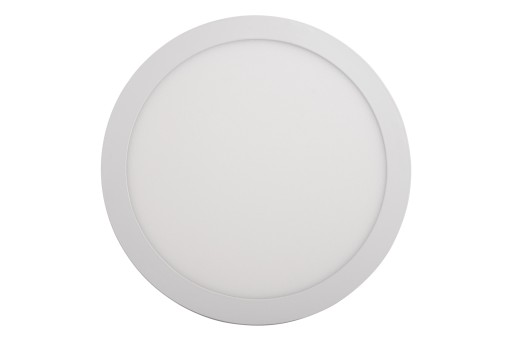 Okrúhly prisadený LED stropný panel, 18W, NEUTRÁL