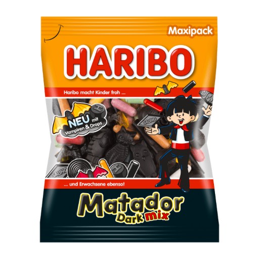 Haribo Matador Dark Mix želé 320 g z Nemecka