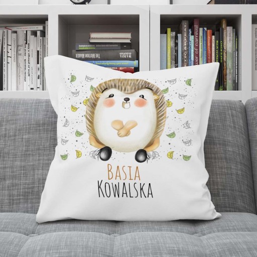 Vankúšik do škôlky pre dieťa + Meno JEŽKO