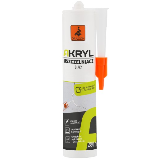 AKRYL Tmel 280ml DRAGON WHITE