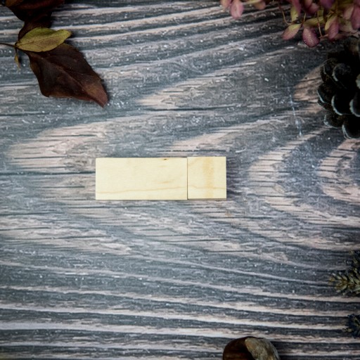 Wooden Light Maple Narrow Pendrive 2 GB