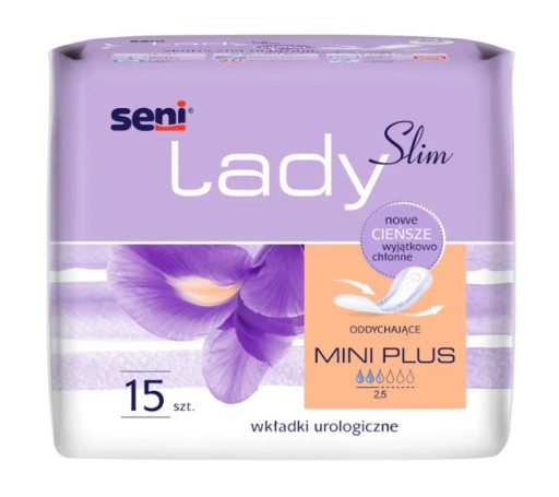 SENI LADY MINI PLUS Urologické vložky 15 ks.