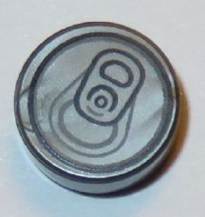 LEGO 98138pb033 1x1 hladká plechovka na dlaždice (1g) 4 ks.