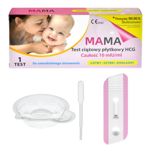 DOMÁCI TEHOTENSKÝ TEST 99,9% CITLIVÝ 10mlU/ml