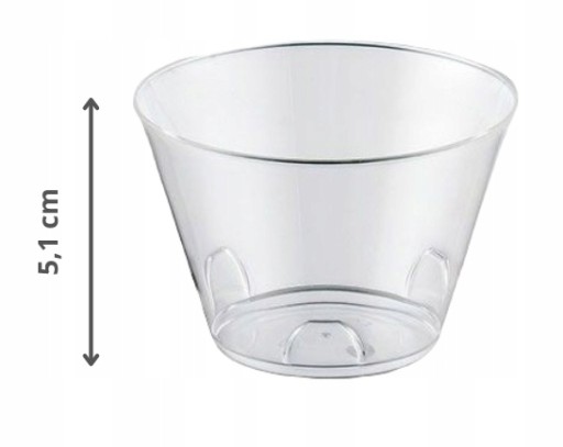 POHÁR NA FINGERFOOD Opätovne použiteľný NA DEZERTY 150 ml 24 kusov Tulipán3