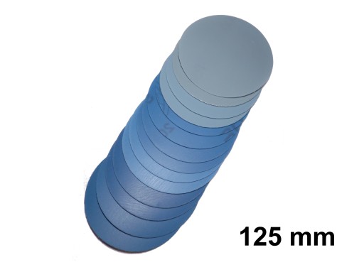 SADA VODNÝCH PAPIEROVÝCH VELCRO DISKOV 125mm P800-P3000