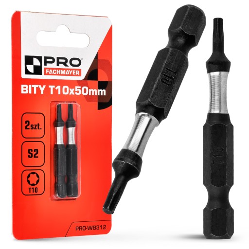 NÁRAZOVÉ HROTY ÚRAZOVÝ BIT SILNÝ SKRUTKOVACÍ BIT TX10 50 MM