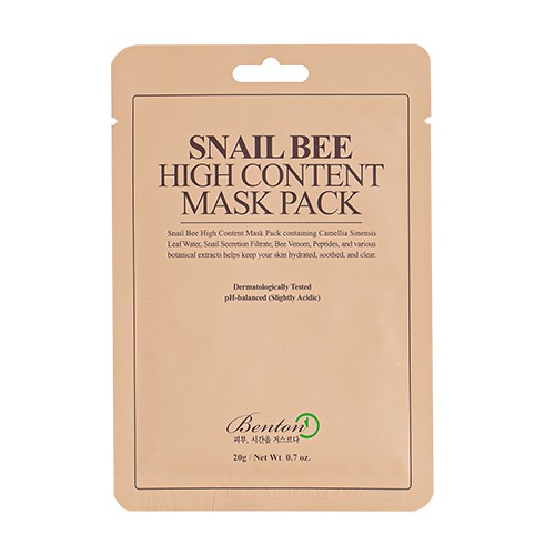 Plechová maska Benton Snail Bee s vysokým obsahom