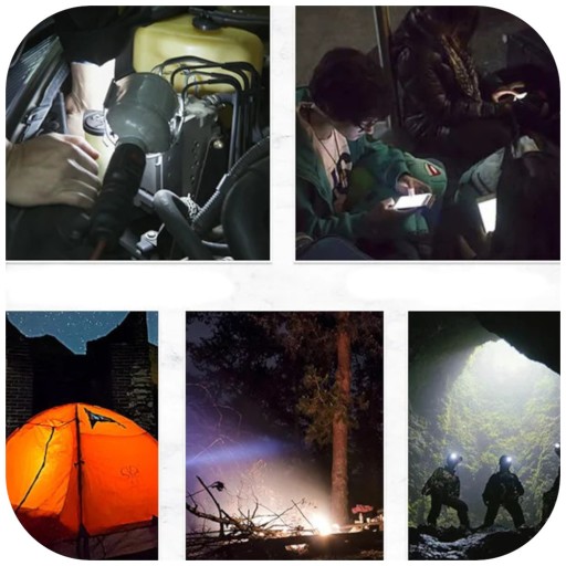 TURISTICKÁ ČELOVÁ LAMPA LED ČELOVÁ LAMPA VÝKONNÉ REŽIMY LAMPY
