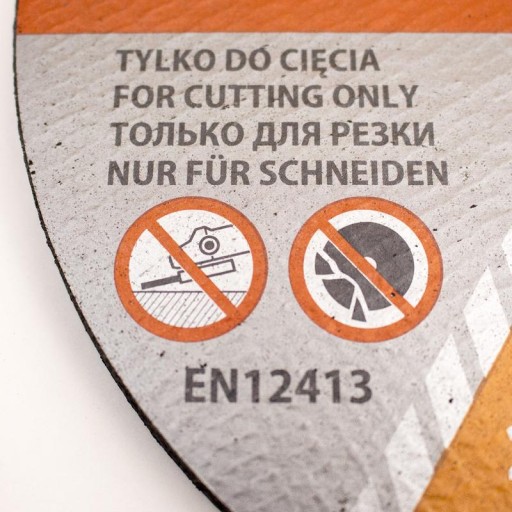 INOX rezací kotúč na kov 125x22,2x1 mm