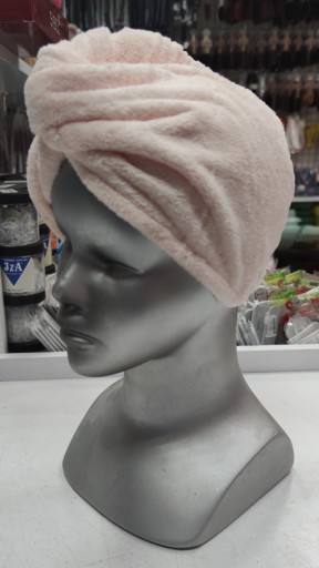 Osuška na sušenie vlasov KILLYS Turban vyrobená z jemného, mäkkého froté
