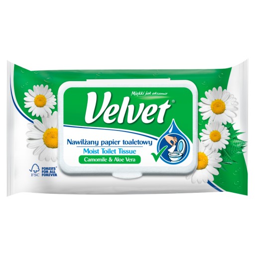 ZAMATOVÝ HAMANČEK A ALOE Vlhčený toaletný papier 42 ks.