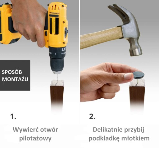 Teflónové klzné podložky na nohy stoličky, 22 mm