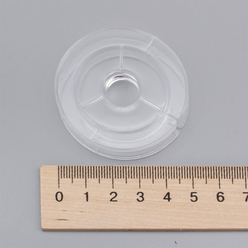 Plastová cievka, bezfarebná, 50x10mm, vnútorný priemer: 36mm, 10ks