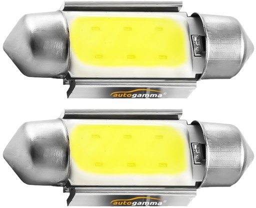 C5W LED žiarovka 31mm 5w Stabilizátor Canbus COB trubica, sada 2 ks.