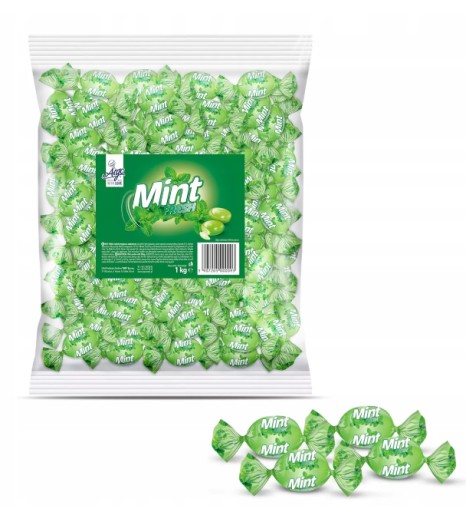 Argo MINT FRESH Cukríky s príchuťou mäty s náplňou 1kg