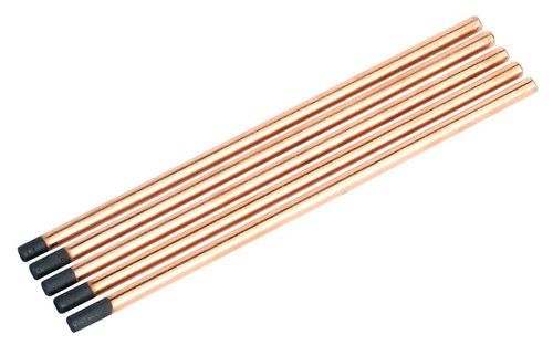 UHLÍKOVÁ ELEKTRÓDA 5,0 x 305 mm potiahnutá meďou 10ks