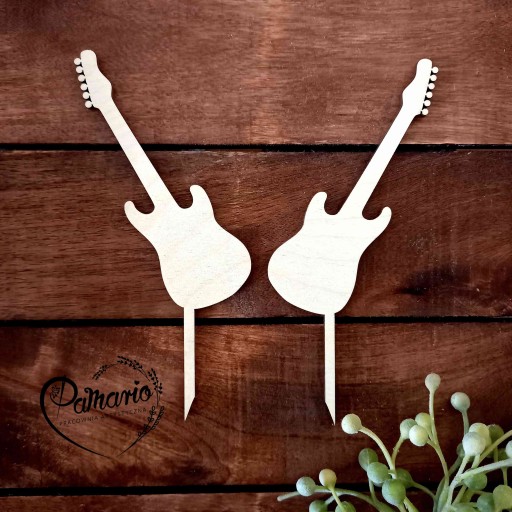 Basgitarový Topper na dekoráciu gitaristu, 2 kusy