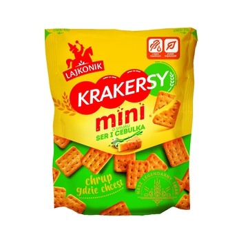 LAJKONIK CRACKERS MINI SYR/CEB.100G ..