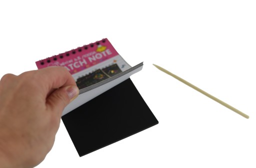 Omaľovánka RAINBOW SCRATCH BOOK ROZPRÁVKA KNIHA ČIERNA ZÁPISNÍK