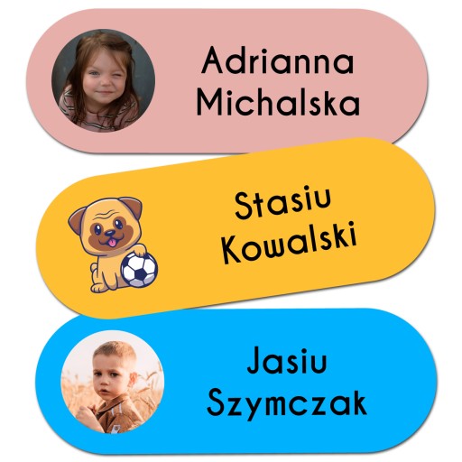 58x NÁLEPKY S MENOMI, foto, grafika, vodeodolné