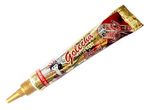 GOLECHA Henna na tetovanie ČERVENO-HNEDÁ v tube 25 g PPD ZDARMA Originál