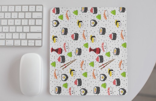 Vtipná podložka pod myš SUSHI