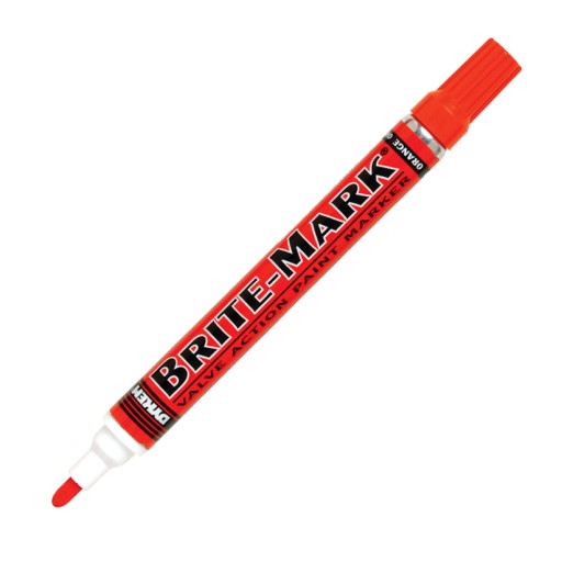 Dykem Brite Mark 916 Valve Marker Orange Med